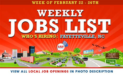 Find salaries. . Jobs hiring in fayetteville nc